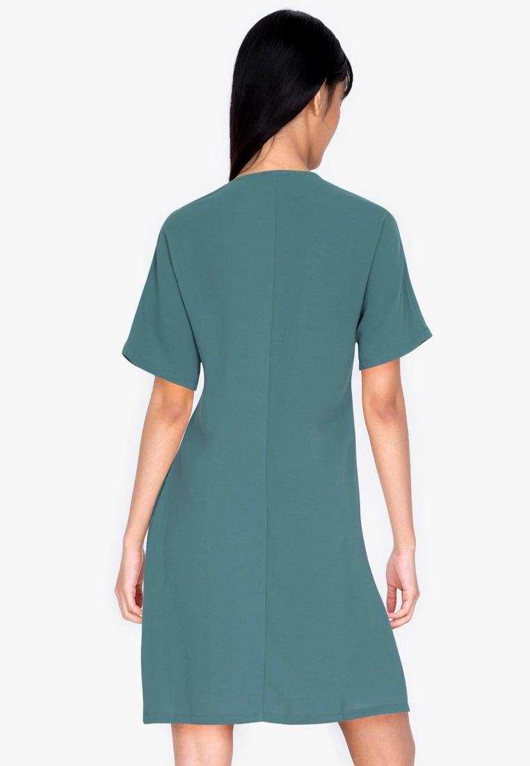 ZALORA BASICS Pleat Front Short Sleeve Dress - Billede 2