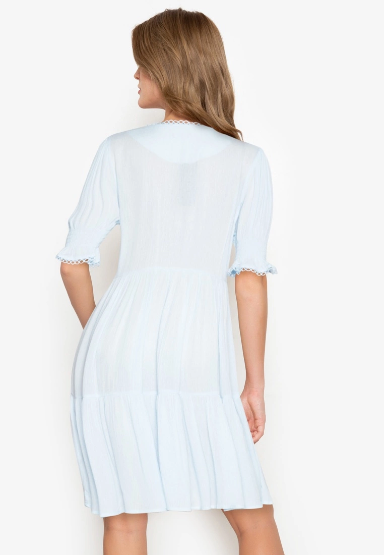 ZALORA BASICS V-Neck Babydoll Dress - Billede 2