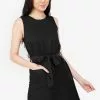 ZALORA BASICS Sash Tie Denim Dress