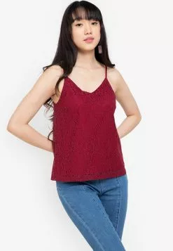 ZALORA BASICS Lace Cami Top