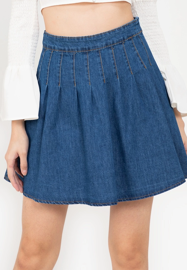 ZALORA BASICS Denim Tennis Skirt - Billede 3