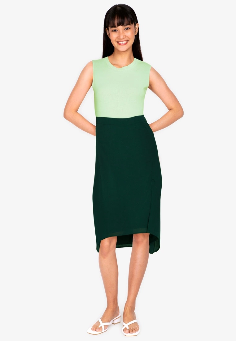 ZALORA BASICS Midi Skirt with Slit - Billede 4
