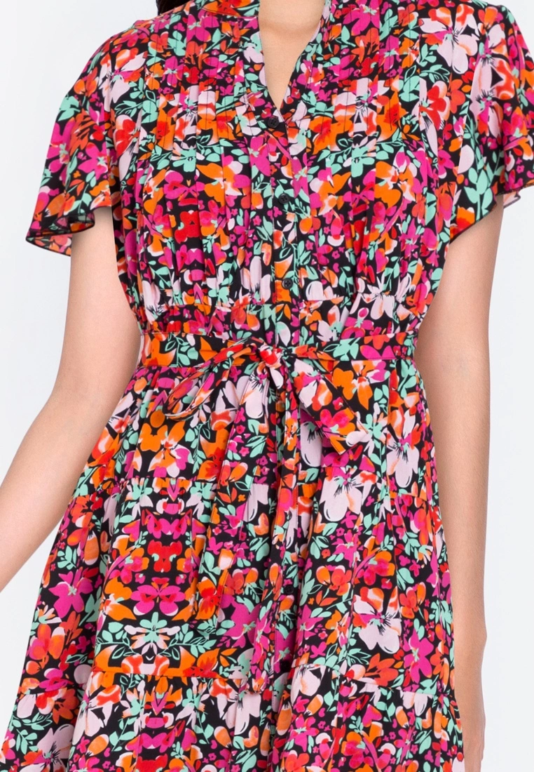 ZALORA BASICS Ruffle Sleeve Shirt Dress - Billede 3