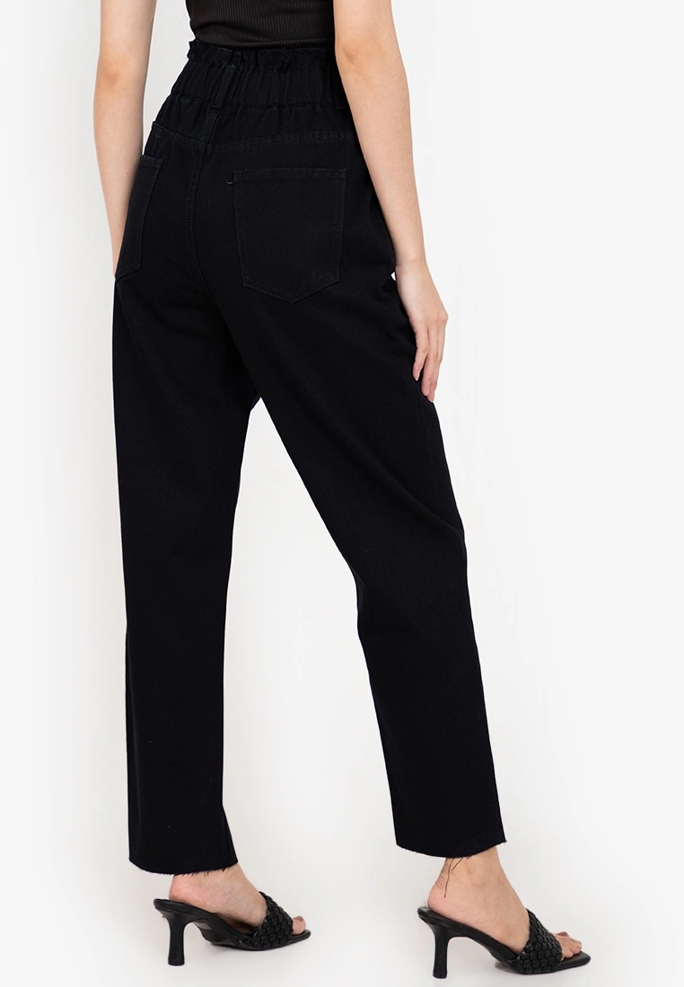 ZALORA BASICS Paper Bag Mom Jeans - Billede 2