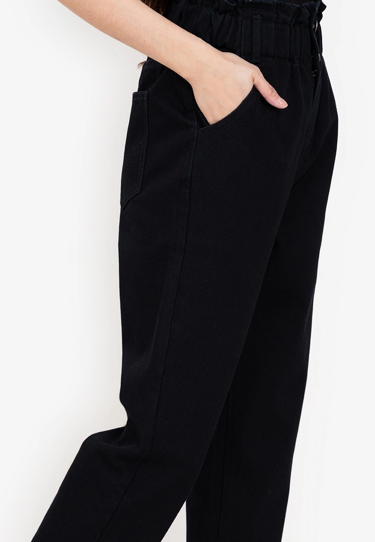 ZALORA BASICS Paper Bag Mom Jeans - Billede 3