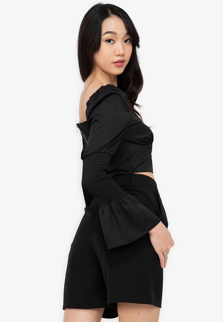 ZALORA BASICS Puff Shoulders Long Sleeve Blouse - Billede 2