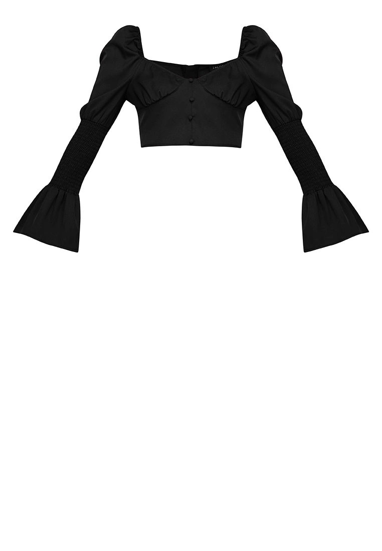 ZALORA BASICS Puff Shoulders Long Sleeve Blouse - Billede 5