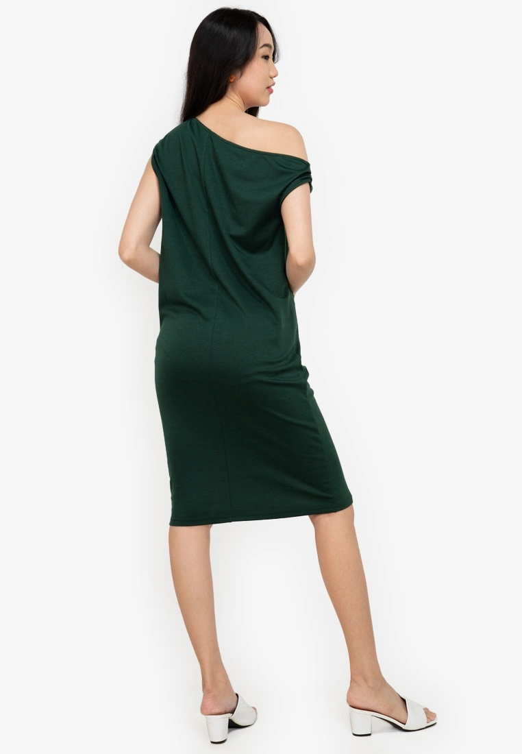 ZALORA BASICS Oversized Asymmetric Shoulder Dress - Billede 2