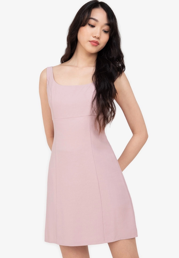 ZALORA BASICS Strappy Mini Dress