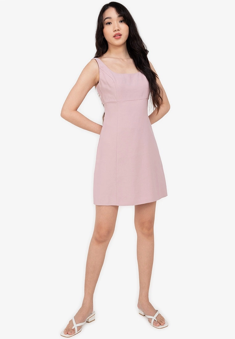 ZALORA BASICS Strappy Mini Dress - Billede 4