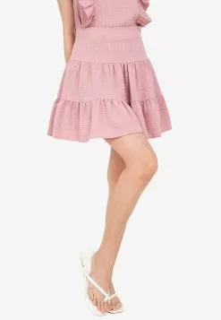 ZALORA BASICS Tiered Mini Skirt