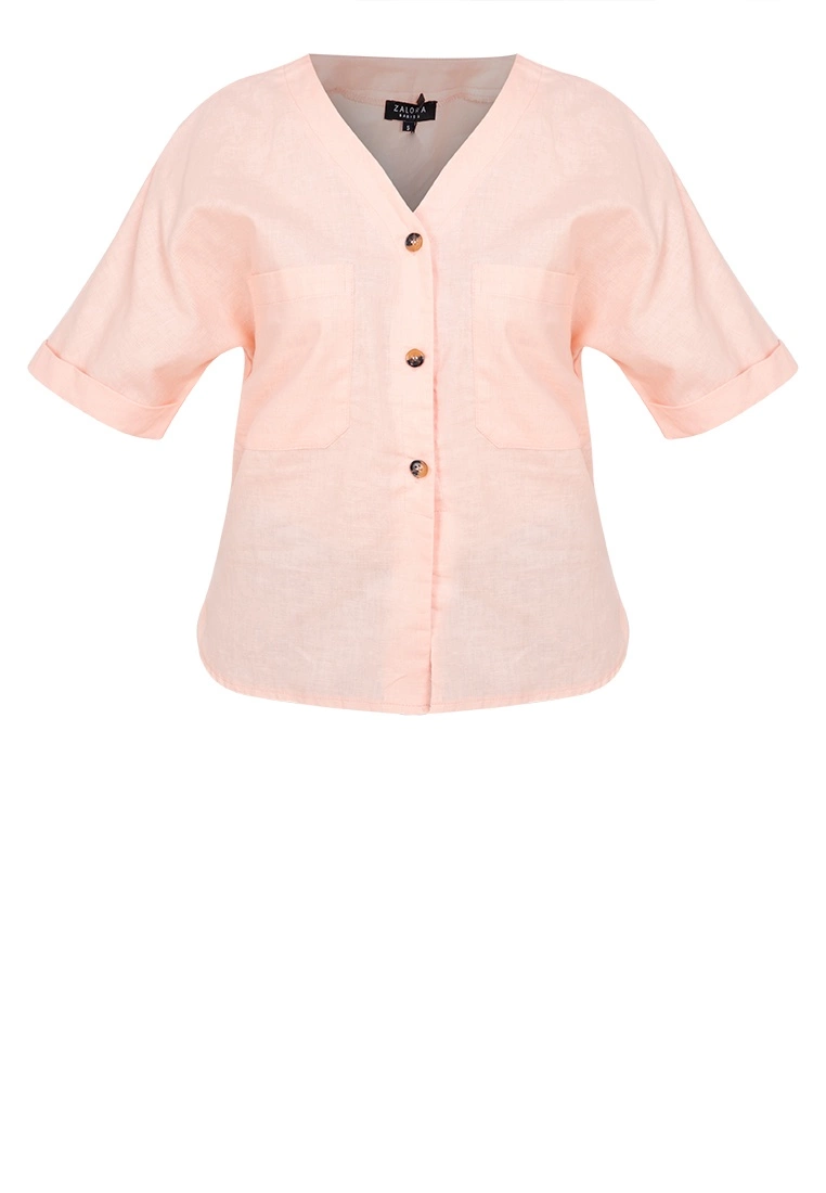 ZALORA BASICS Utility Rolled Cuff Shirt - Billede 5