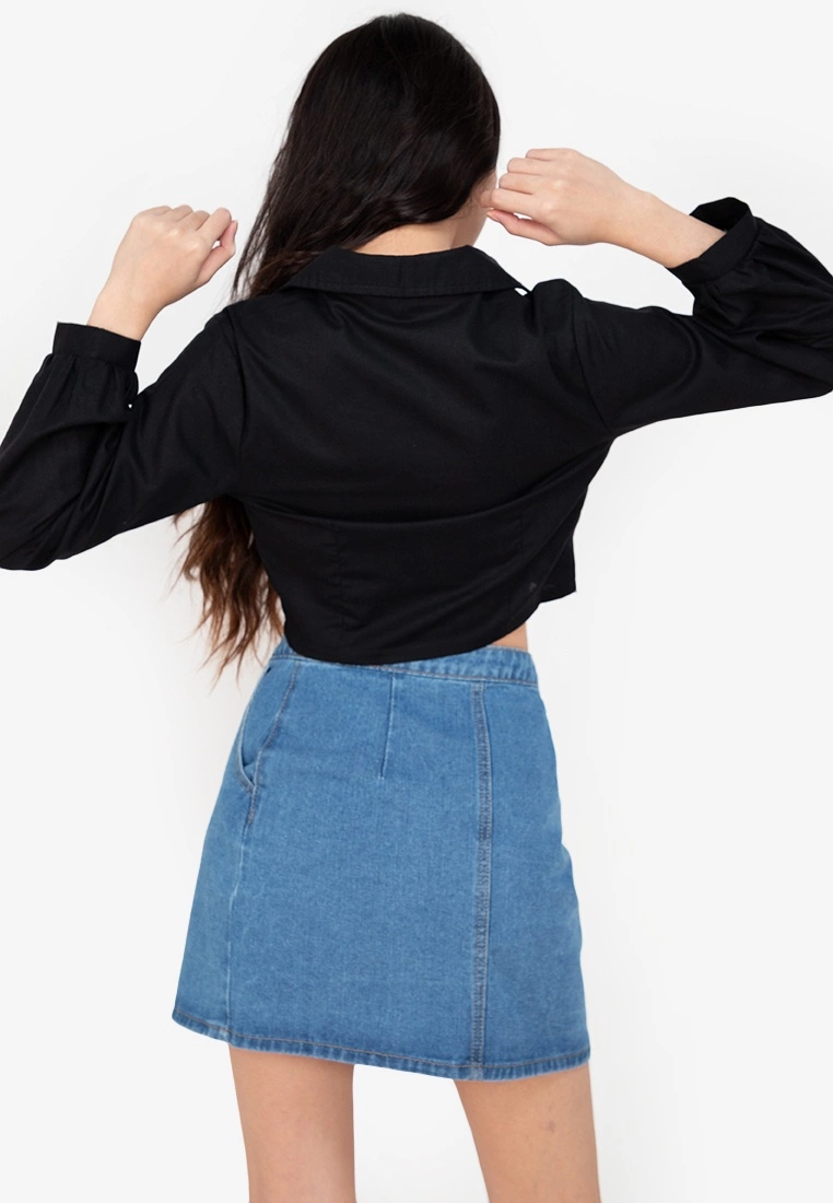 ZALORA BASICS Puff Sleeve Utility Top - Billede 2