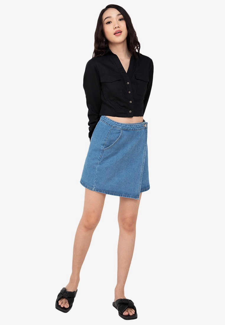 ZALORA BASICS Puff Sleeve Utility Top - Billede 4