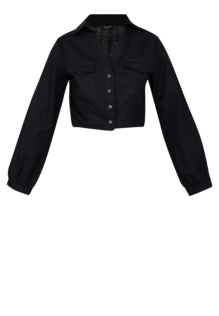 ZALORA BASICS Puff Sleeve Utility Top - Billede 5