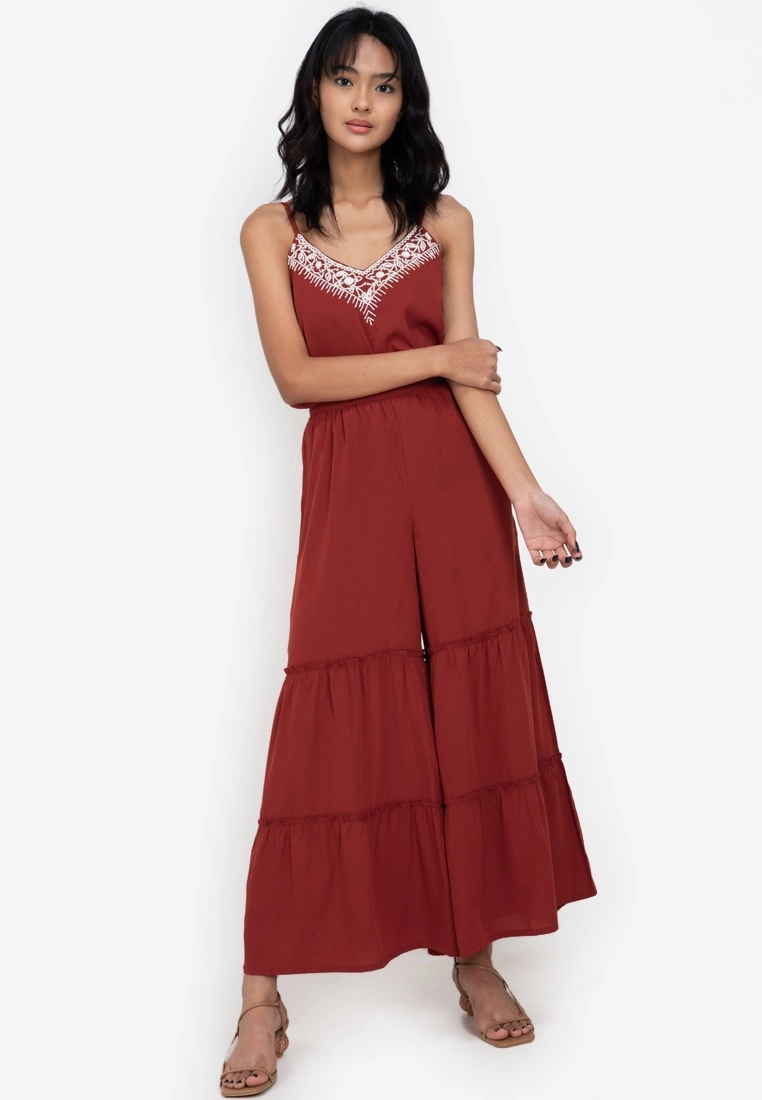 ZALORA BASICS Embroidery Detail Cami Top - Billede 4