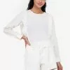 ZALORA BASICS Ruffle Detail Blouse