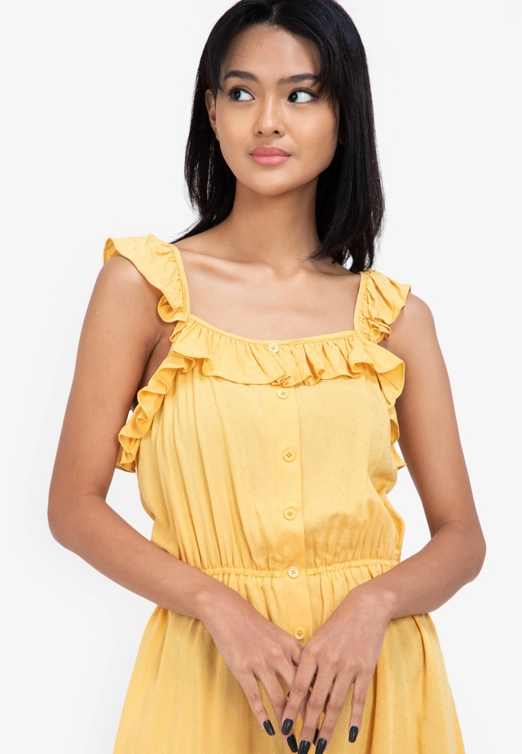 ZALORA BASICS Ruffle Detail Mini Dress - Billede 3