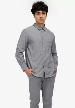 ZALORA BASICS Printed Pocket Shirt
