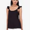 ZALORA BASICS Flutter Sleeveless Cami Top