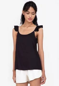ZALORA BASICS Flutter Sleeveless Cami Top