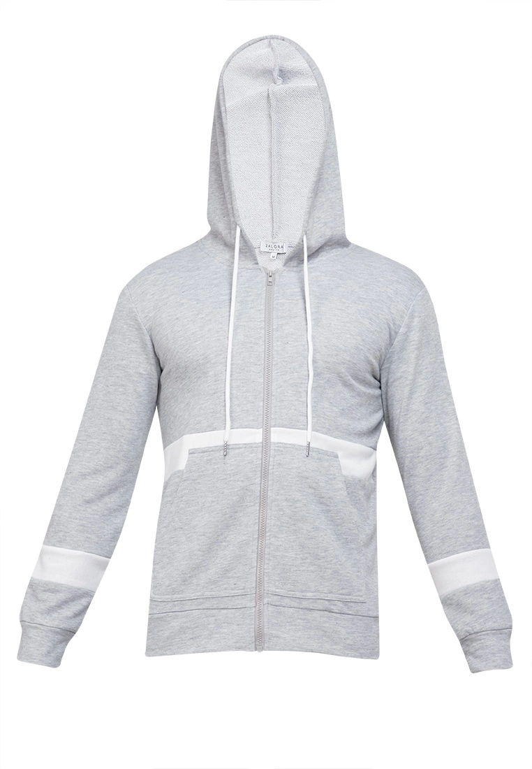 ZALORA BASICS Stripe Contrast Hooded Jacket - Billede 5