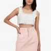ZALORA BASICS Sprinkle Tweed Cropped Top