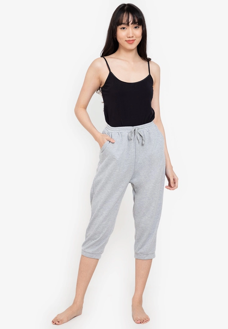 ZALORA BASICS Lounge 3/4 Terry Joggers - Billede 4