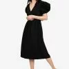 ZALORA BASICS 100% Recycled Polyester Flare Dress
