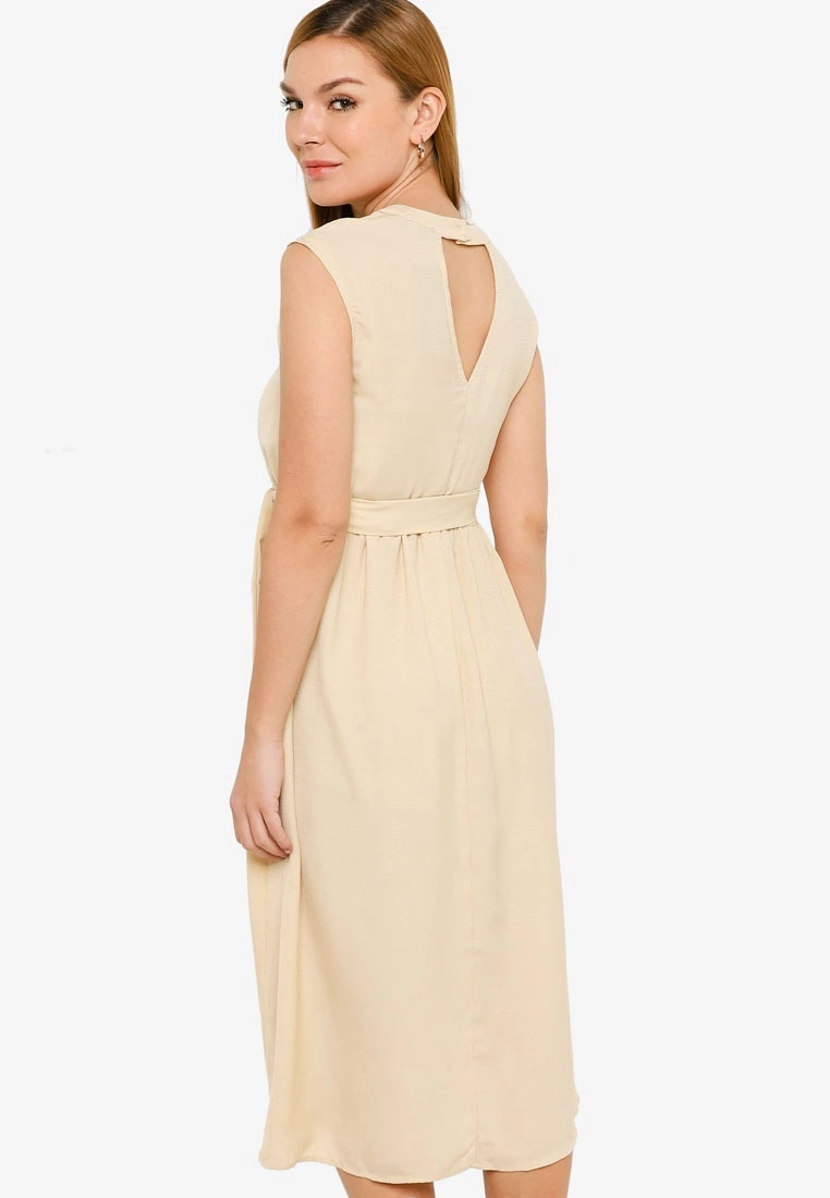 ZALORA BASICS Open Back Midi Dress - Billede 2