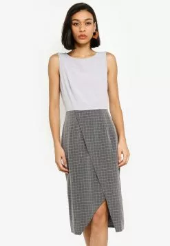 ZALORA BASICS Sleeveless Tulip Dress