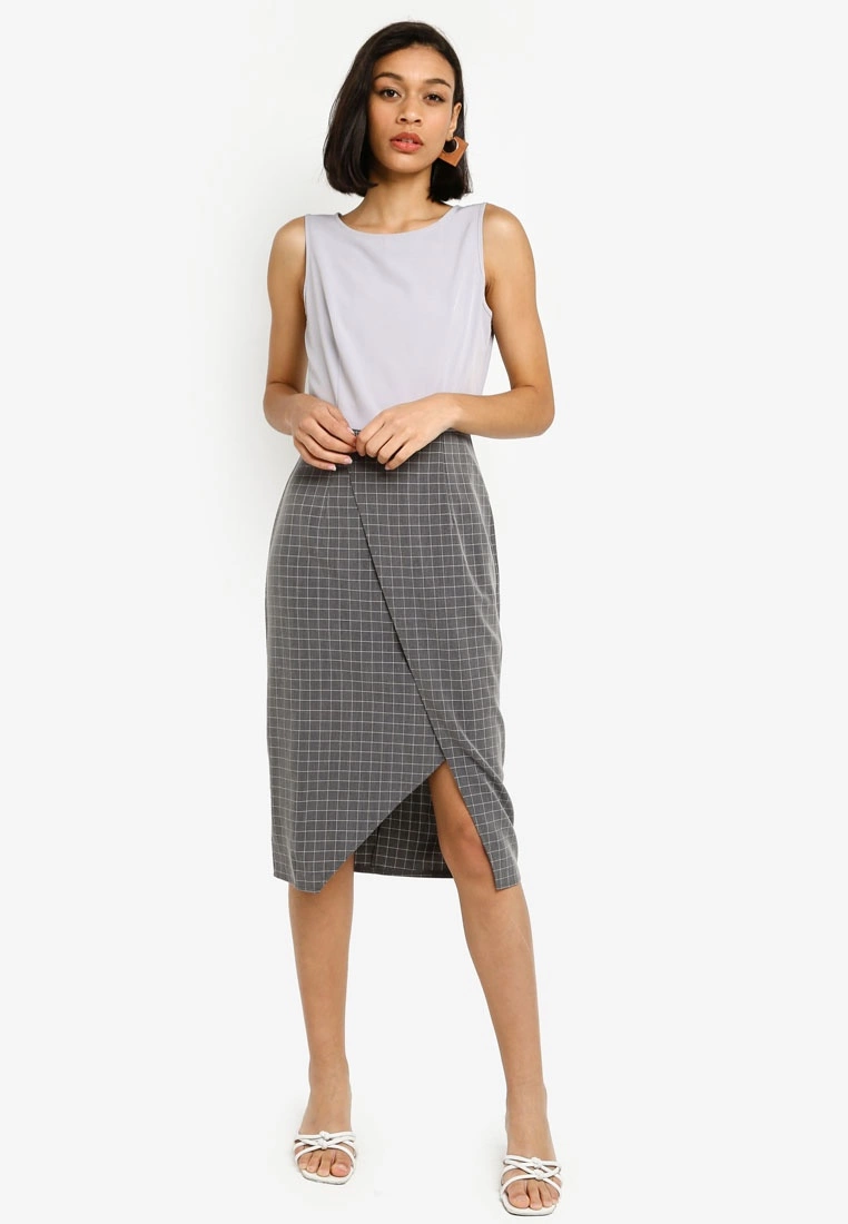 ZALORA BASICS Sleeveless Tulip Dress - Billede 4