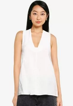 ZALORA BASICS Twist Back Detail Top