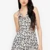 ZALORA BASICS Collar Neckline Mini Dress