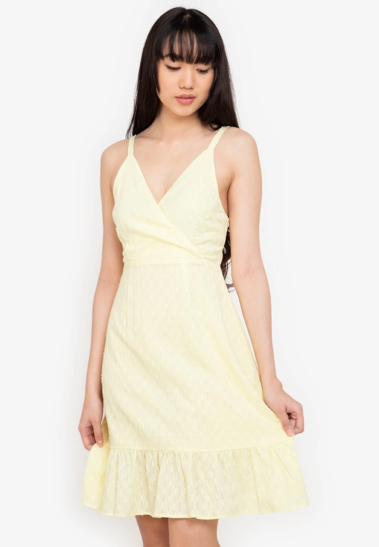 ZALORA BASICS Flutter Hem Dress