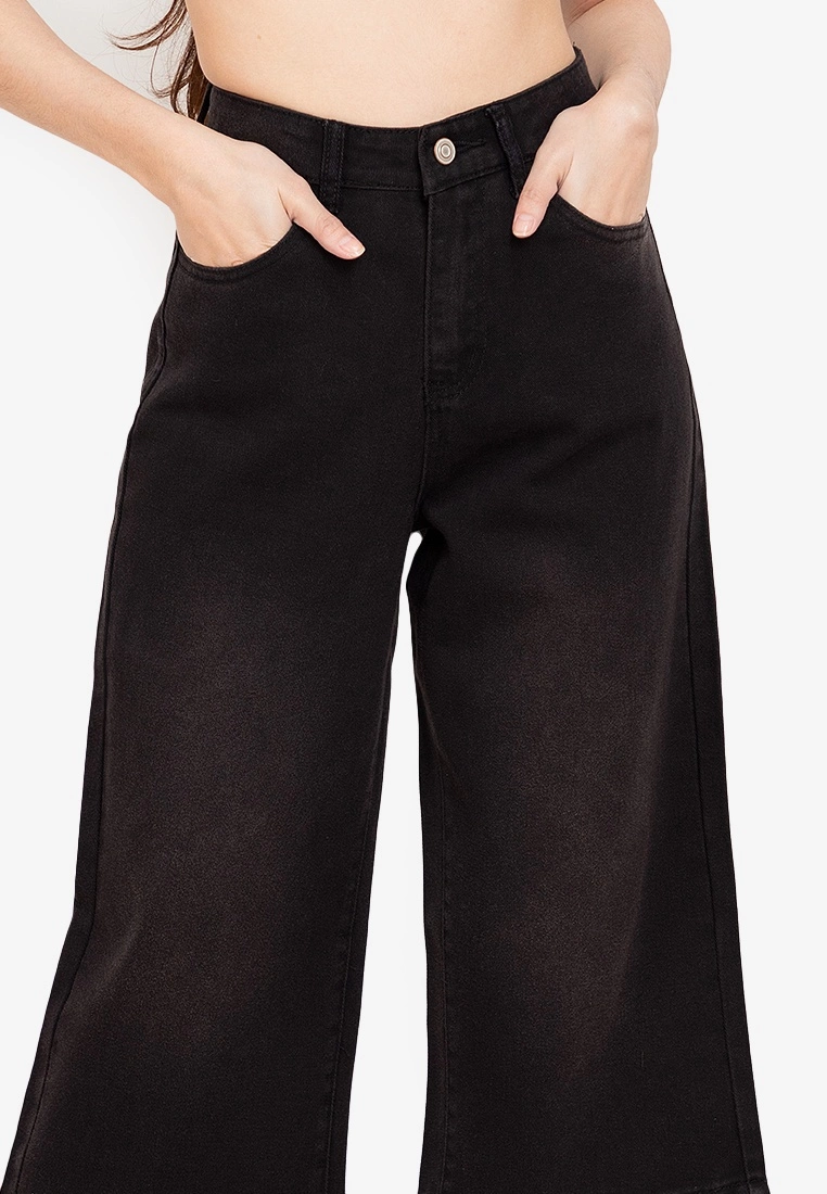 ZALORA BASICS Hi-Rise Culottes Jeans - Billede 3