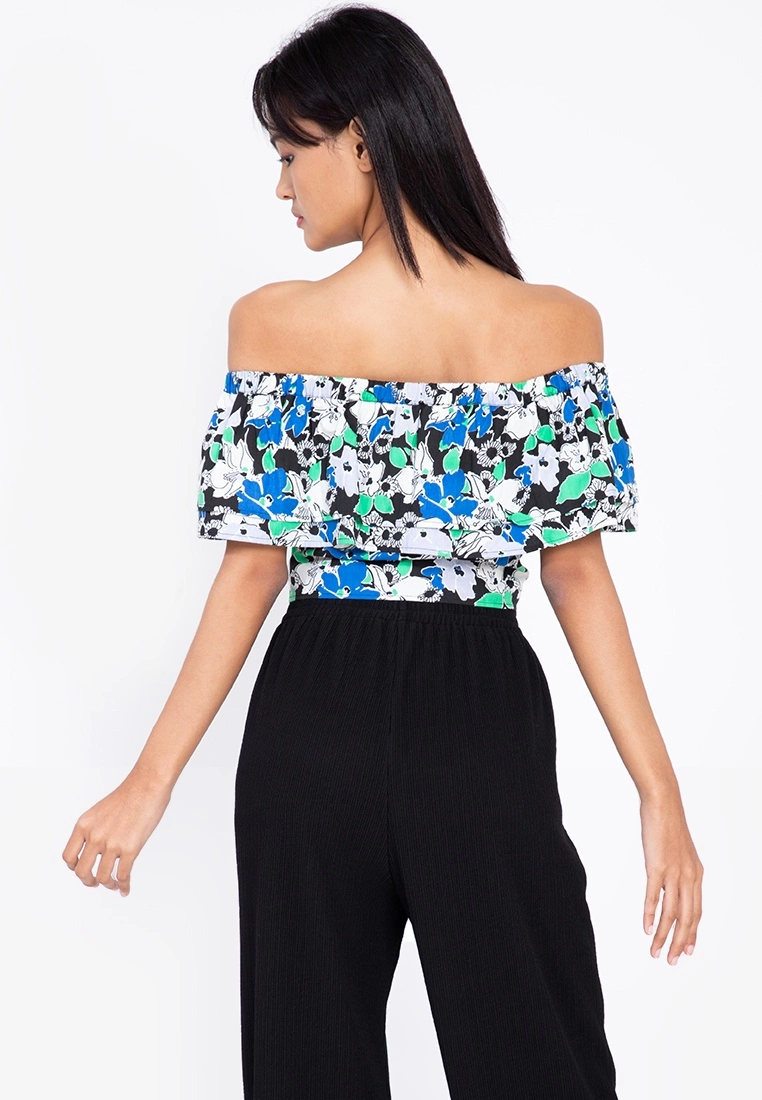ZALORA BASICS Tie Front Off The Shoulder Top - Billede 6