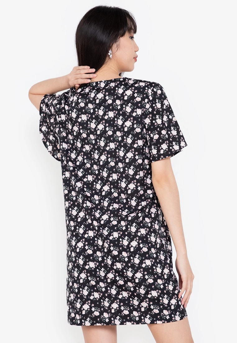 ZALORA BASICS Flare Sleeves Shift Dress - Billede 2