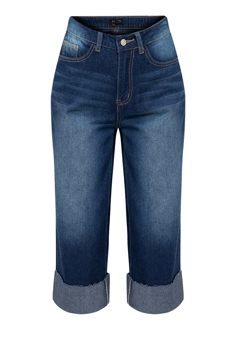 ZALORA BASICS Cuffed Denim Culottes - Billede 5