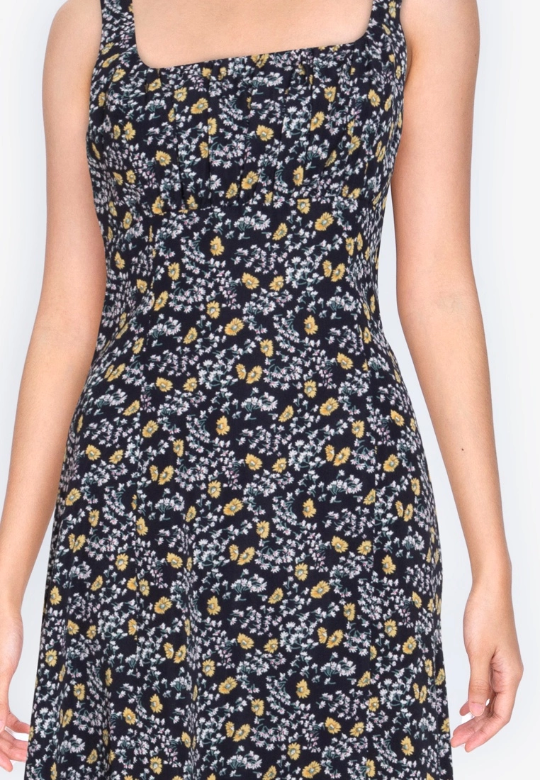 ZALORA BASICS Square Neck Midi Dress - Billede 3