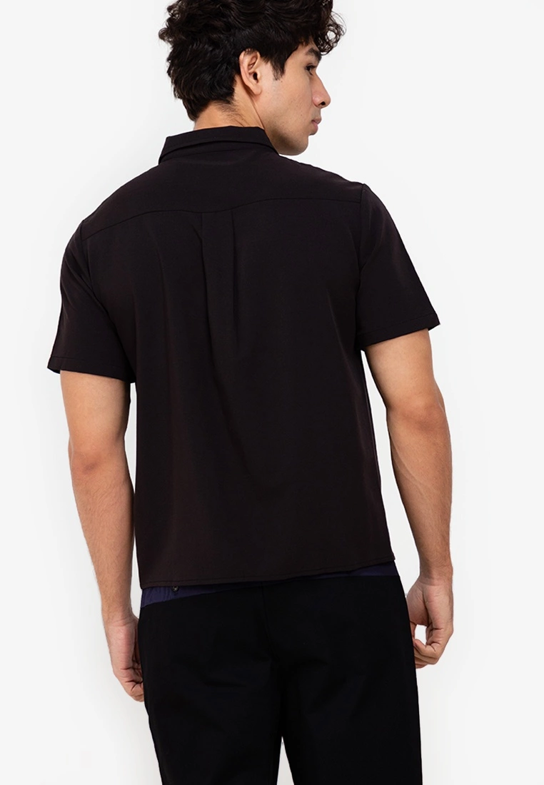 ZALORA BASICS Colour Block Pocket Denim Shirt - Billede 2