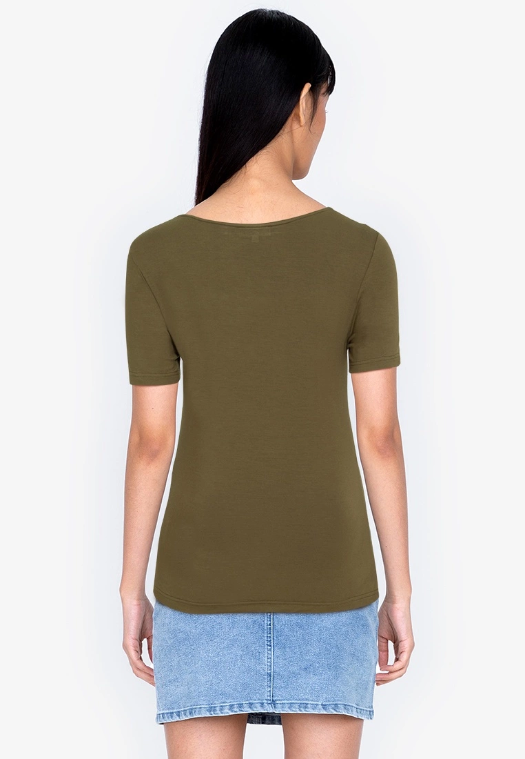 ZALORA BASICS Square Neck Top - Billede 2