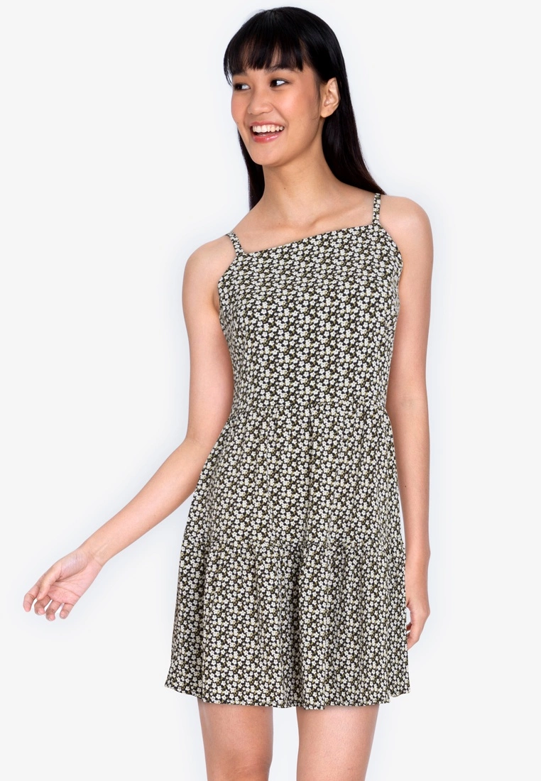 ZALORA BASICS Cami Tiered Dress