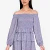ZALORA BASICS Smocked Ruffle Layered Dress