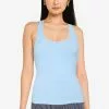 ZALORA BASICS Rib Knit Halter Top