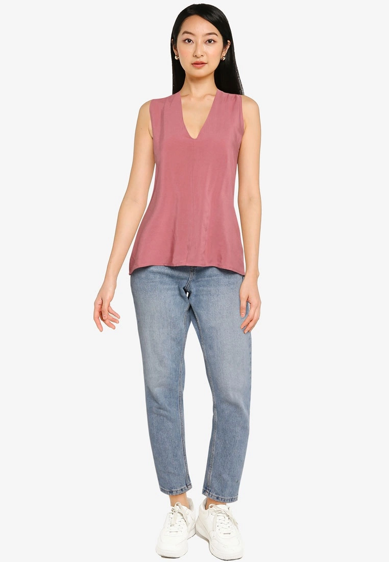 ZALORA BASICS Twist Back Detail Top - Billede 4