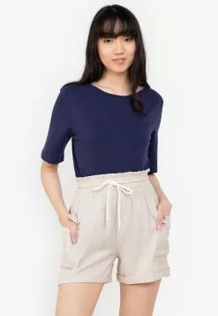 ZALORA BASICS Basic Boat Neck T-shirt