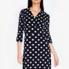 ZALORA BASICS Long Sleeve Mini Tea Dress
