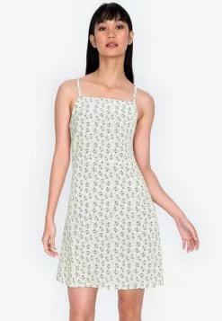 ZALORA BASICS Straight Neck Cami Dress