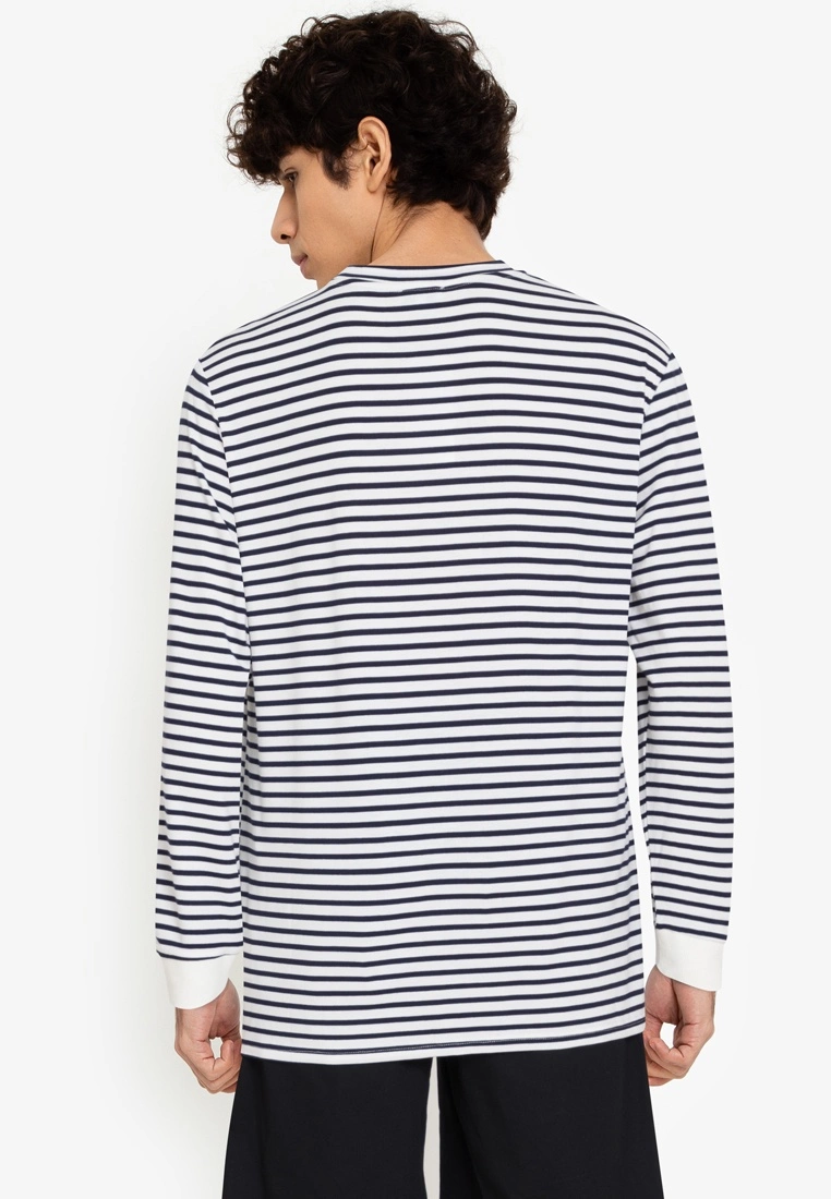 ZALORA BASICS Striped Long-Sleeve T-Shirt - Billede 2